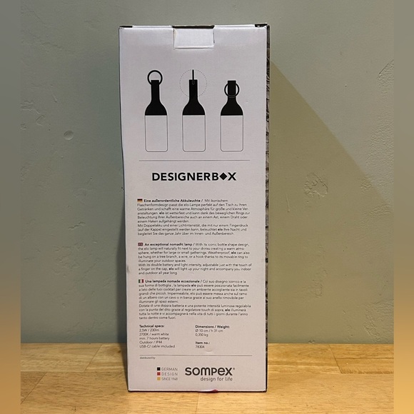 Elo Hanging lantern. Warm White LED Light. Brand New In Box. - Picture 5 of 14